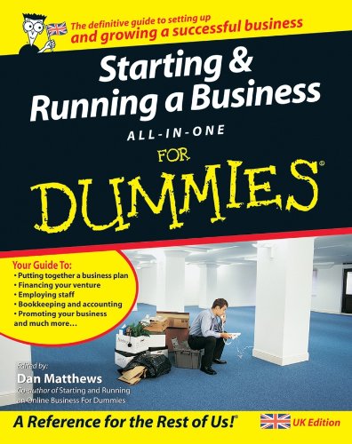 Starting and Running a Business All-in-One For Dummies® book cover
