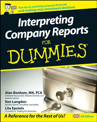 Interpreting Company Reports for Dummies book cover