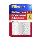 Filtrete 16x25x1 MERV 11 (MPR 1000), 2-pack