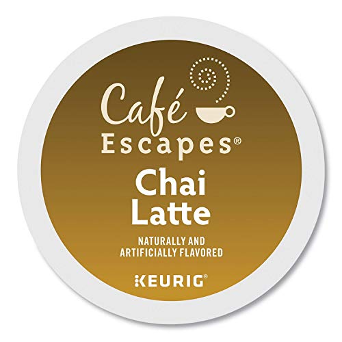 Café Escapes Chai Latte Keurig Single-Serve K-Cup Pods, 24 Count