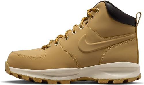 NIKE Men's Manoa Leather Boot, Haystack/Haystack/Velvet Brown, 8 D(M) US