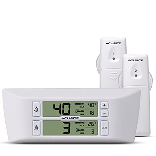 AcuRite 00986M Wireless Refrigerator/Freezer Thermometer