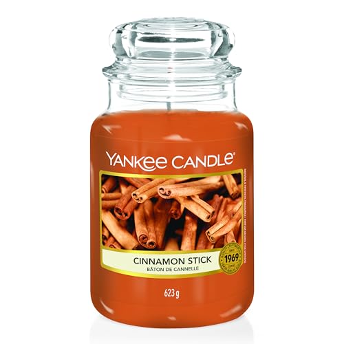 (-35%) Yankee Candle Duftkerze im Glas (groß) | Cinnamon Stick | Kerze mit langer Brenndauer bis zu 150 Stunden | Perfekte Geschenke für Frauen