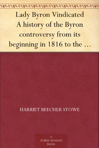 Lady Byron Vindicated book cover
