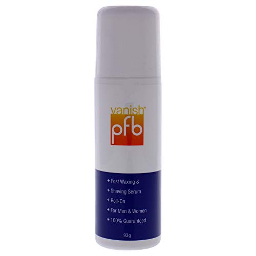 PFB Vanish Razor Bump Stopper Roll On Shaving Gel - Skin Care Treatment for Ingrown Hairs and Razor Burns, 93g