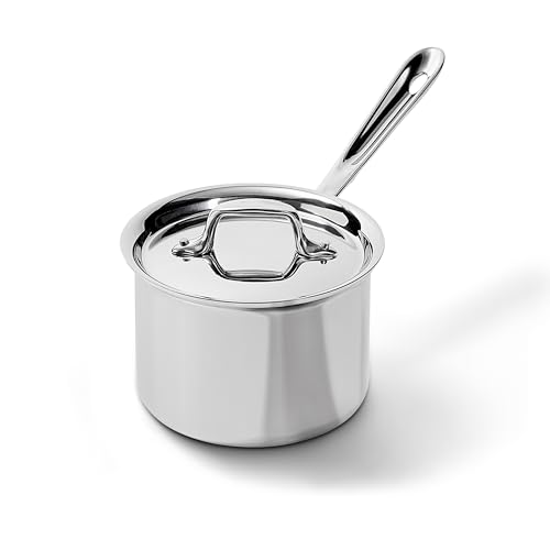 All-Clad D3 Stainless Steel 2-Quart Sauce Pan with Lid