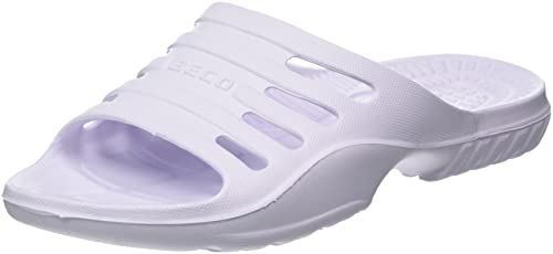 (-20%) BECO Bade - Pantoletten / Badeschuhe für Damen weiss 36