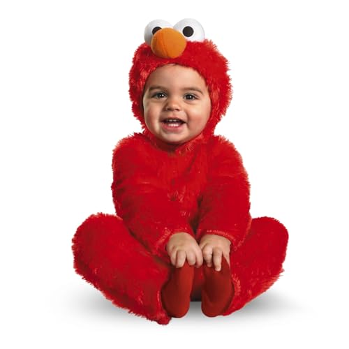 Sesame Street Elmo Comfy Fur Costume, Officially Licensed Costume, Months (12-18)