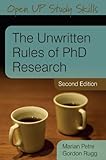 Ebook The Unwritten Rules Of Phd Research Uk Higher Education Oup Humanities Social Sciences Study Skills English Edition
