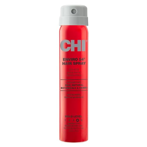 CHI Enviro 54 Hairspray, Firm Hold, Lightweight Spray to Finish & Secure Hairstyles, Sulfate & Paraben-Free, 2.6 Oz