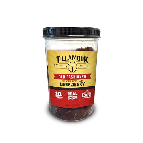 Real Hardwood Smoked Silver Dollar Beef Jerky Old Fashioned 13 Ounce