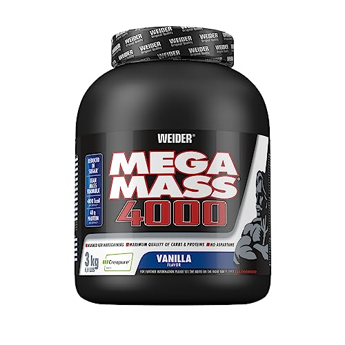 Weider Mega Mass 4000, 3kg, Vanille