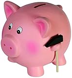 Hucha cerdito de cerámica como símbolo de ahorro y prosperidad