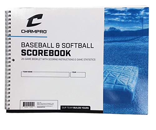 Champro Baseball Score Book (White), 28 pages