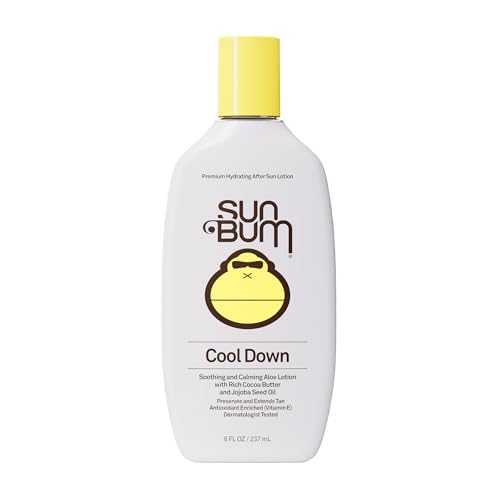 Sun Bum Cool Down Aloe Vera Lotion - Vegan After Sun Care with Cocoa Butter to Soothe and Hydrate Sunburn - 8 oz