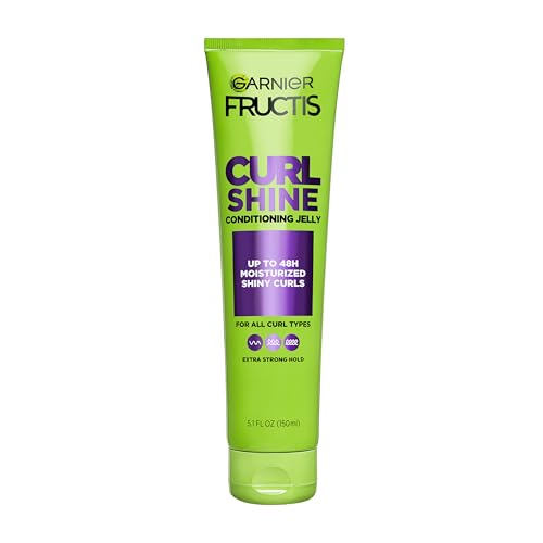 Garnier Fructis Style Curl Sculpt Conditioning Cream Gel for Bounce & Moisture, 5.1 Fl Oz, 1 Count (Packaging May Vary)