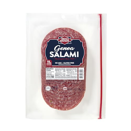 Dietz & Watson Pre-Sliced Genoa Salami, 7 oz