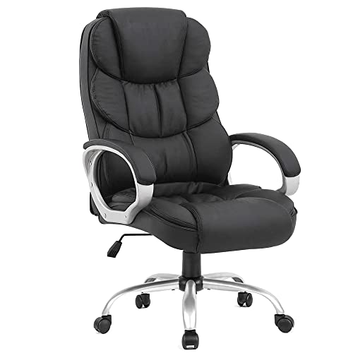 BestOffice Ergonomic Office Chair Desk Chair Computer Chair with Lumbar Support Arms Executive Rolling Swivel