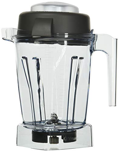 Vitamix 15255 Tritan Copolyester Containers with Wet Blade and Lid,Clear 48oz