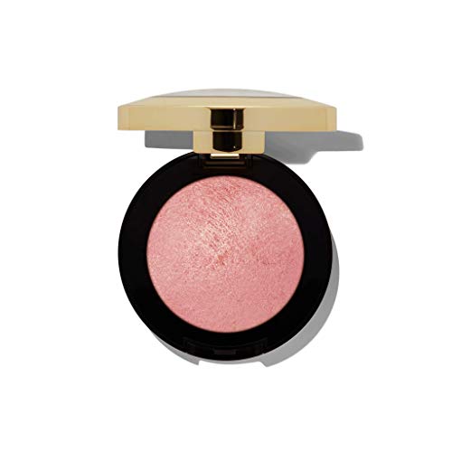 Milani Baked Blush, Powder Blush for Cheeks, Cruelty Free Makeup - Shape, Contour & Highlight Face for a Shimmery or Matte Finish -Dolce Pink