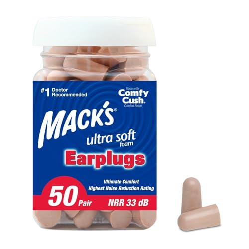 Macks Ultra Soft Foam Earplugs 50 Pair