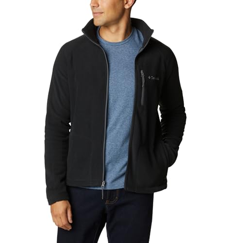 (-46%) Columbia Fast Trek II Full Zip Fleece Fleecejacke Mit Durchgehendem Reißverschluss für Herren, Schwarz, XXL