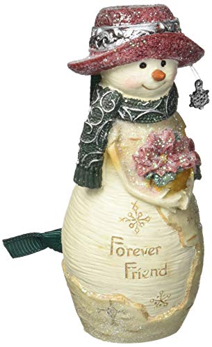 Birchhearts 4-Inch Tall Snowman Ornament, Reads Forever Friend by Pavilion Gift Company