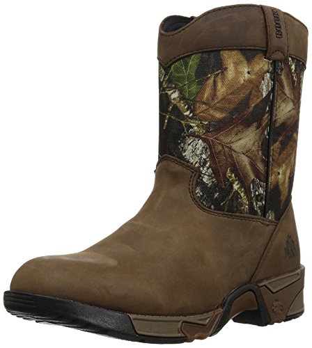 ROCKY Kids' Aztec Wellington Boot, Mossy Oak Break Up Infinity, Size 6(M)