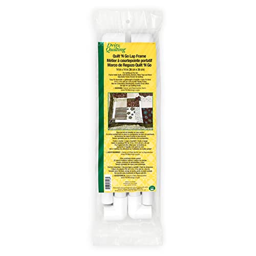 Dritz Lap Frame, Polyvinyl Chloride (PVC), White, 14"x14"