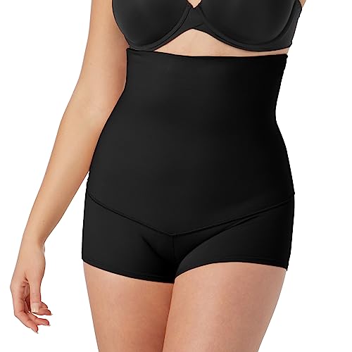 Maidenform Women's Firm Control High-Waist Moisture-Wicking Shapewear Boyshorts