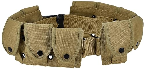 Fox Outdoor Products Military Belt, Khaki