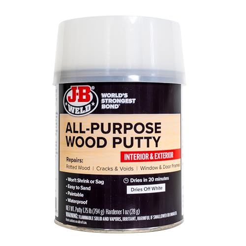 J-B Weld 40004 Wood Restore Repair Putty - 757mL