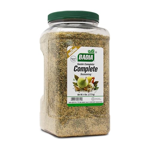 Badia Complete Seasoning, 96 oz - All-Purpose Spice Blend of Garlic, Onion, Salt, Pepper, Herbs & Spices - Savory Signature Blend