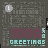 1000 More Greetings Creative Correspondence For All Occasions 1000 Series English Edition