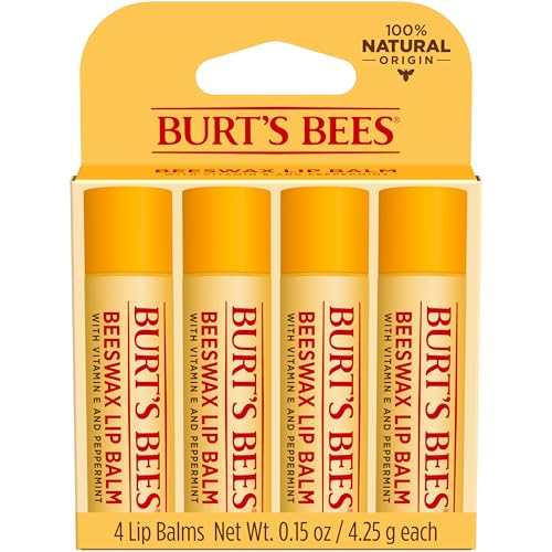 Burts Bees 100pct Natural Moisturizing Lip Balm Original Beeswax
