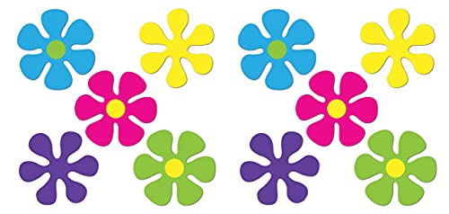 Beistle Mini Retro Flower Cutouts