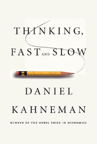 'Thinking, Fast and Slow' book cover