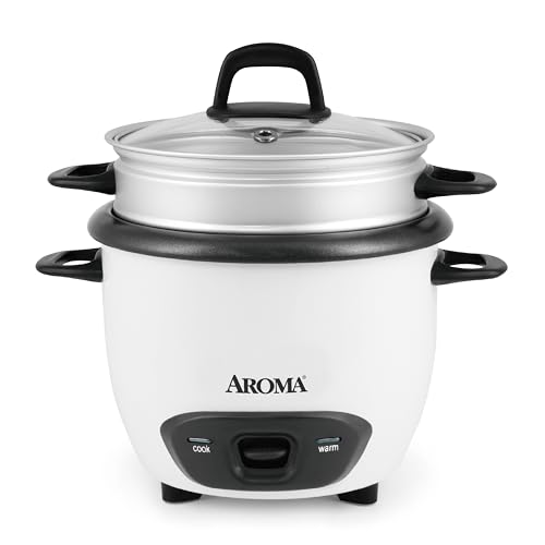 Aroma Housewares 6-Cup Cooked Pot Style Rice Cooker ARC-743-1NG