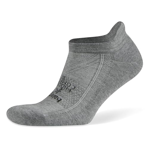 Balega Hidden Comfort Performance No Show Athletic Running Socks for Men and Women (1 Pair), Charcoal, Medium