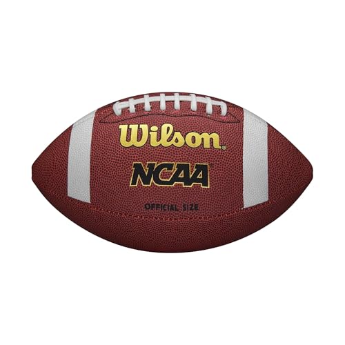Wilson NCAA Composite Football - PeeWee Size, Brown