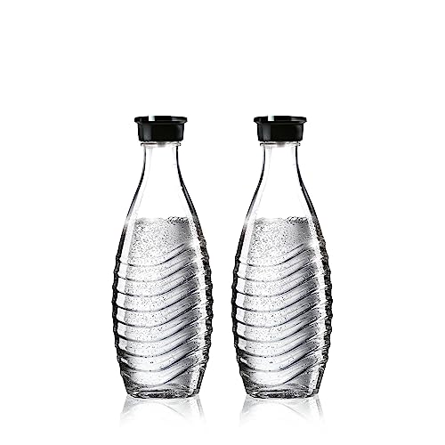 (-54%) SodaStream CRYSTAL Glaskaraffe - 0,7L Wasserkaraffe, 2er-Pack