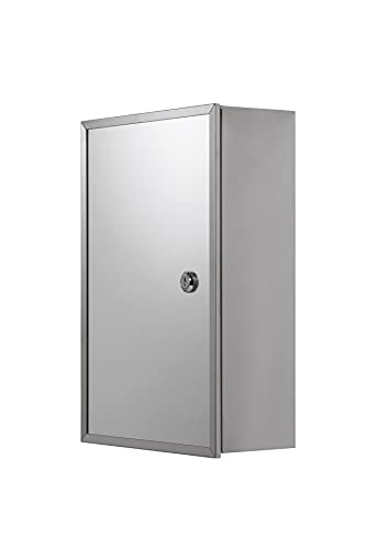 Croydex Trent Stainless Steel Lockable Medicine Cabinet Most Protective