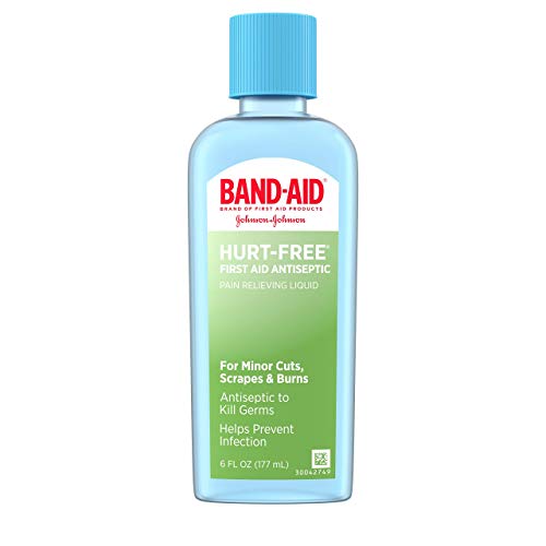 Band-Aid Brand First Aid Hurt-Free Antiseptic Wash 6 Ounce (Pack Of 2) (884908956238)