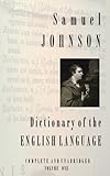 A Dictionary Of The English Language Complete And Unabridged In Two Volumes Volume One English Edition