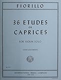Fiorillo Federigo 36 Etudes Or Caprices Violin By Ivan Galamian International