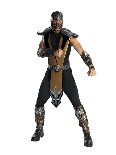 Rubies Mortal Kombat: Scorpion Costume for Adults, Men's Standard