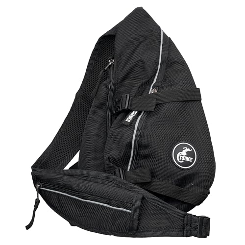 Cramer AT Messenger Pack for Athletic Trainers, Durable Over the Shoulder Sling Bag, Fanny Pack Alternative, Lightweight Training Kit Carries Essential Supplies, Including Tape and Scissors, Empty