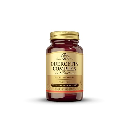 Solgar Quercetin Complex Vegetable Capsules - Pack of 50 - Supports Immunity and Protects from Oxidative Stress - with Ester Vitamin C and Bromelain - Vegan and Gluten Free
