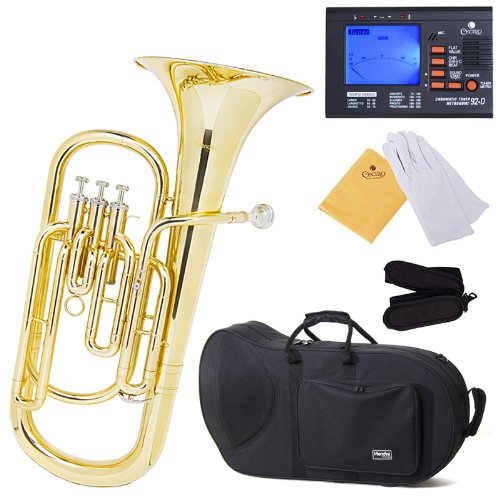 Mendini Bb Baritone with Stainless Steel Pistons Best for Kids