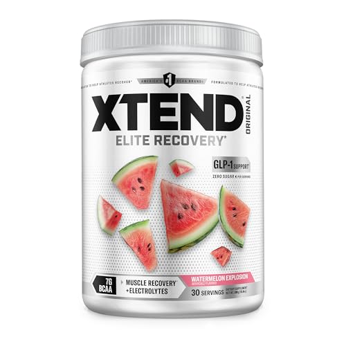 Xtend XTEND Original BCAA Powder 7g BCAA and 2.5g L-Glutamine, Sugar Free Post Workout Muscle Recovery Drink with Amino Acids for Men & Women, 30 Servings
